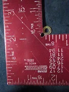 AMAT 3880-00408 Washer, Flat U/M4, Brass, Gold Plated PKG 26