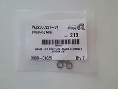 AMAT 3880-01025 WASR LKG SPLIT #10 .3340D X .200ID X.047 THK SST. LOT 7, NEW