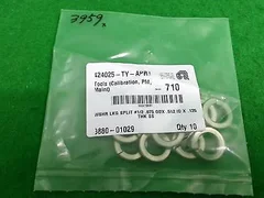AMAT 3880-01029 WSHR LKG SPLIT #1/2 .875 ODX .512 ID X .125 THK SS , NEW