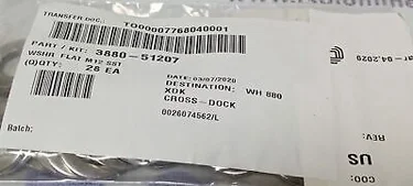 AMAT 3880-51207 Washer Flat M12 SST Applied Materials lot of 28 New