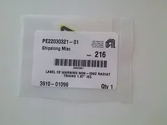AMAT 3910-01099 LABEL CE WARNING NON-IONZ RADIAT TRIANG 1.97"IEC, NEW
