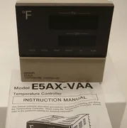 AMAT 3930-01014 CNTRL TEMP PID DUAL OUTPUT RS422 Omron E5AX Temperature Contorol