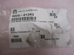 AMAT 4020-01343 Filter Inline pleated mesh 15 Micron 1/4VCR