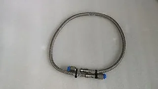 AMAT APPLIED MATERIALS 0015-01649 FLEX HOSE, 1/4IDX36L 1/4VCR-F/F SST, CLE USED