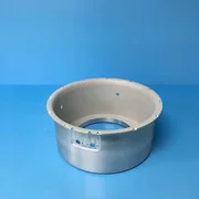 AMAT APPLIED MATERIALS 0020-29346 SHIELD 8&quot; CLMPD .190&quot;THK AL 3 SPRTS VECT USED