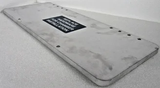 AMAT APPLIED MATERIALS 0040-89892 REV 001 STAINLESS STEEL PLATE