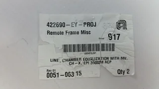 AMAT APPLIED MATERIALS 0051-06315 LINE CHAMBER EQUALIZATION WITH MV QTY. 2