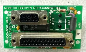 AMAT APPLIED MATERIALS 0100-09084 MONITOR LIGHTPEN INTERCONNECT BD (3)