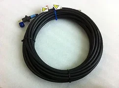 AMAT APPLIED MATERIALS 0150-01409 CABLE ASSY 50&apos; RX COAXIAL 400KHZ W/ CLAM USED