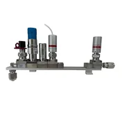 AMAT APPLIED MATERIALS 0246-53023 VALVE BANK MANIFOLD FUJIKIN TYPE N.C. 20SLM