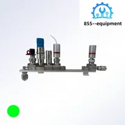 AMAT APPLIED MATERIALS 0246-53023 VALVE BANK MANIFOLD FUJIKIN TYPE N.C. 20SLM