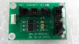 AMAT Applied Materials 0100-00171 Rev-C Ind. Helium Control Board