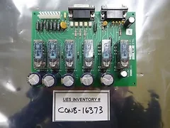 AMAT Applied Materials 0100-01717 Gas Exhaust Safety Relay PCB Used Working