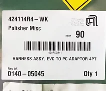 AMAT Applied Materials 0140-05045 HARNESS ASSY, EVC TO PC ADAPTOR 4PT Cable
