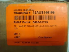 AMAT, Applied Materials, 0680-01219, CB MAG 3P 240VAC 50A LOAD SIDE ACPT R