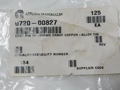 AMAT Applied Materials 0720-00827 Contact Pins 22-20AWG Crimp Copper -Alloy Tin