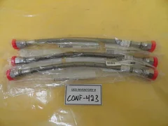 AMAT Applied Materials 3400-00003 Stainless Steel Braided Hose Lot of 3 New