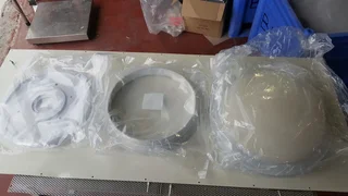 AMAT CHAMBER KIT QUARTZ BELLJAR, LOWER SHIELD 0040-39587 INNER SHIELD 0020-92461