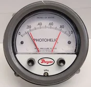 AMAT/Dwyer 3001MR Photohelic Gauge 0090-09139 Assy. Pressure Gage 24VD  N08H TC 