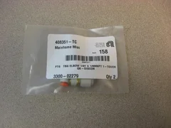AMAT FTG TBG ELBOW 1/8T X 1/8MNPT 1-TOUCH QK-DISCON, 3300-02279, LOT OF 2,  New