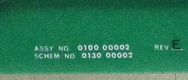 AMAT Output PWB Fuse 0100-00002 Rev E, Applied Materials Used