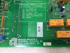 AMAT P/N 0100-00265 PCB, Mainframe Interface Bd., # 618