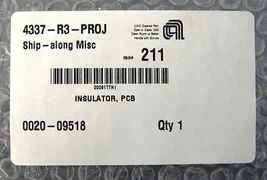 AMAT Part No: 0020-09518 PCB Insulator Sealed in Original Factory Plastic