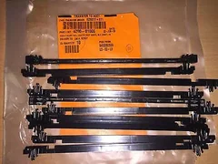 AMAT Part No: 4000-01006 CDCGE GUIDE RAIL 220MM DEEP NORYL BLK SNAP-IN Qty 4