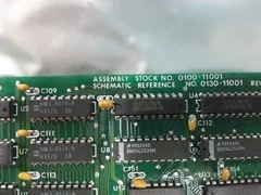 AMAT w PWB, ANALOG OUTPUT  0100-11001