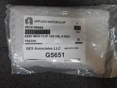 APPLIED MATERIALS 0010-90605 Assy MVG Clip 125-150, 0 DEG