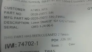 APPLIED MATERIALS - 0020-25077