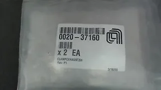 APPLIED MATERIALS - 0020-37160 - CLAMP EXHAUST 2IN (PACK OF 2)