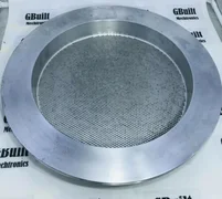 APPLIED MATERIALS 0020-84596 Rev 08 FACEPLATE 26MIL CENTERHOLE RF CAP 300MM