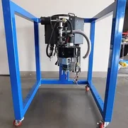 APPLIED MATERIALS 0021-09835 Poly R2 Etch Chamber w/ stand; RF Match 0010-12090