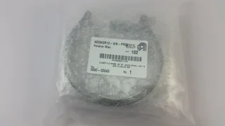 APPLIED MATERIALS 0690-00043 CLAMP FLG NW80 0.93&quot;W-BAND WING-NUT SCR CLOSURE SST