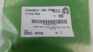 APPLIED MATERIALS 0720-03743 CONNECTOR DNET TRUNK TERMINATOR 5 POS CIRC 7/8-16