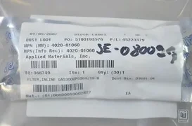 APPLIED MATERIALS  4020-01060, filter, inline gas 3000 PSI G9 / 19-M - NEW