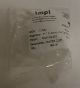 APPLIED MATERIALS (AMAT) 0021-04252 OUTER CUP (COIL SUPPORT) – Lot of Three 3