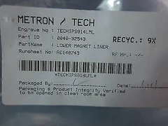 APPLIED MATERIALS (AMAT) 0040-32543 RING, MAGNET LOWER