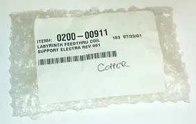 APPLIED MATERIALS (AMAT) 0200-00911 LABYRINTH FEED THRU COIL SUPPORT for ELECTRA