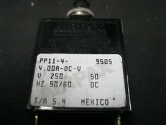 APPLIED MATERIALS(AMAT) 0680-01107 SANKEN-AIRPAX PP11-4-4.00A-OC CB MAG 1P 4.0A