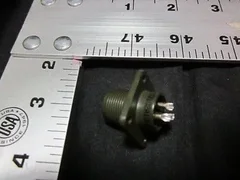 APPLIED MATERIALS (AMAT) 0720-02593 ITT CANNON MS3102R10SL-3P  CONN RCPT PNL MTG