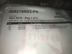 APPLIED MATERIALS AMAT ENDURA PRECLEAN II CERAMIC SKIRT 0240-08727 0010-01245