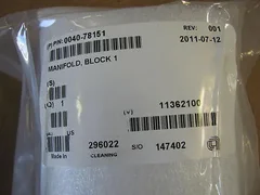 APPLIED MATERIALS AMAT GEMINI II 0040-78151 - MANIFOLD BLOCK 1, 300MM - REV 001