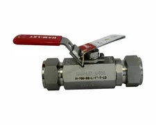 APPLIED MATERIALS AMAT HAM-LET SST BALL VALVE H-700 TUBE FITTING LOCK 3870-05647