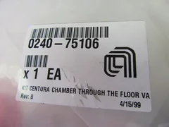 APPLIED MATERIALS AMAT P/N 0240-75106 KIT CENTURA CHAMBER THROUGH FLOOR  VALVE