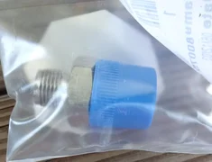 APPLIED MATERIALS AMAT PART # 3300-02589 FTG TBG CONN 3/8T X 1/2MNPT SST