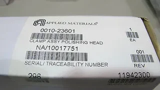 APPLIED MATERIALS P/N 0010-23601 REV.001 CLAMP ASSY.POLISHING HEAD 