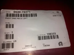 APPLIED MATERIALS P/N 0020-70271 REV.D BLADE SHAFT ASSY LEFT 