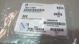 APPLIED MATERIALS P/N 0021-13501 ROLLER ASSY BRUSH MODULE REV.006